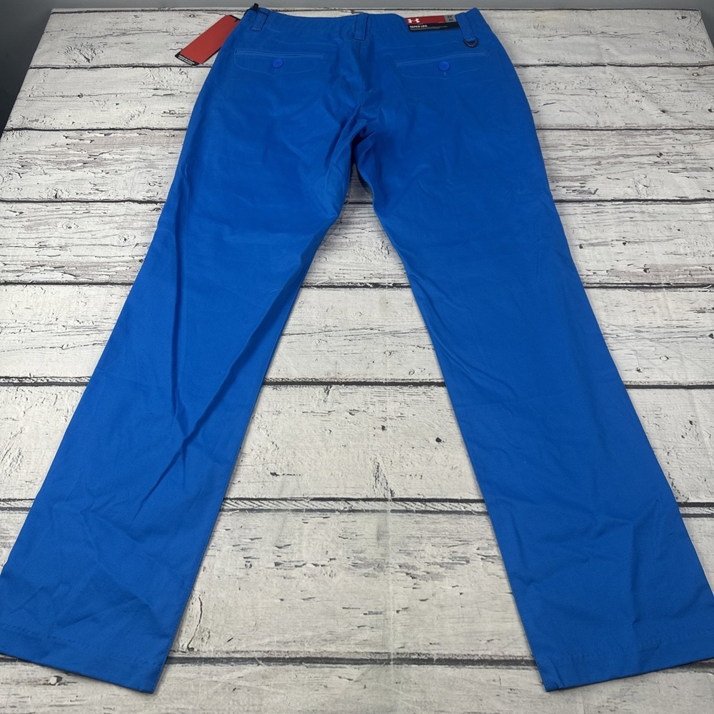 NWT Under Armour Men's Tapered Pants 34X32 Sky Blue NWT - Picture 11 of 12